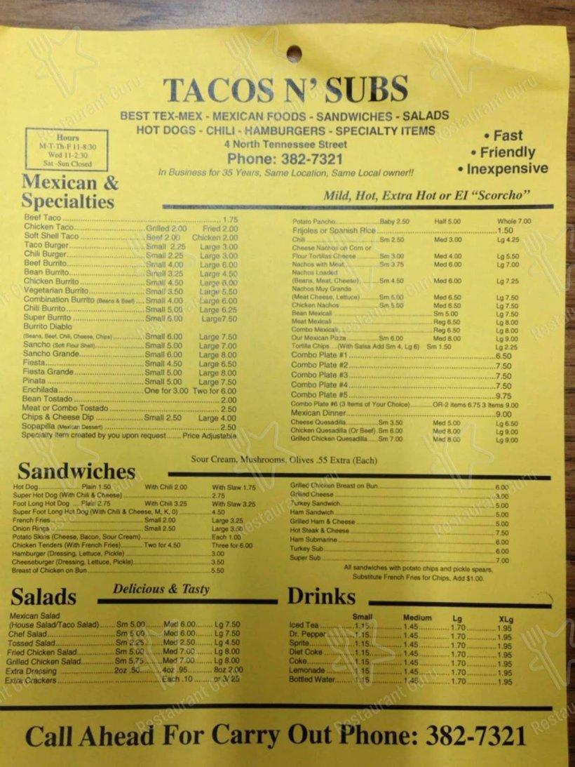 Tacos N Subs